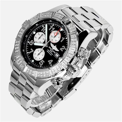 replica breitling super avenger diamond bezel|Breitling Super Avenger Diamond Bezel for sale .